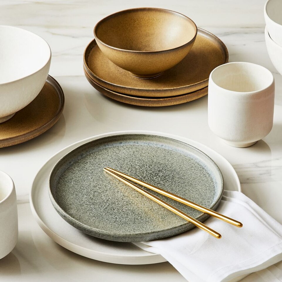 Kanto Matte Glaze Dinner Plates West Elm Australia